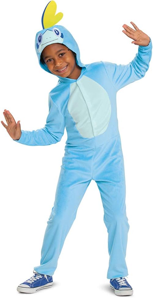 Pokemon Sobble Hooded Jumpsuit Classic Kids Costume Review