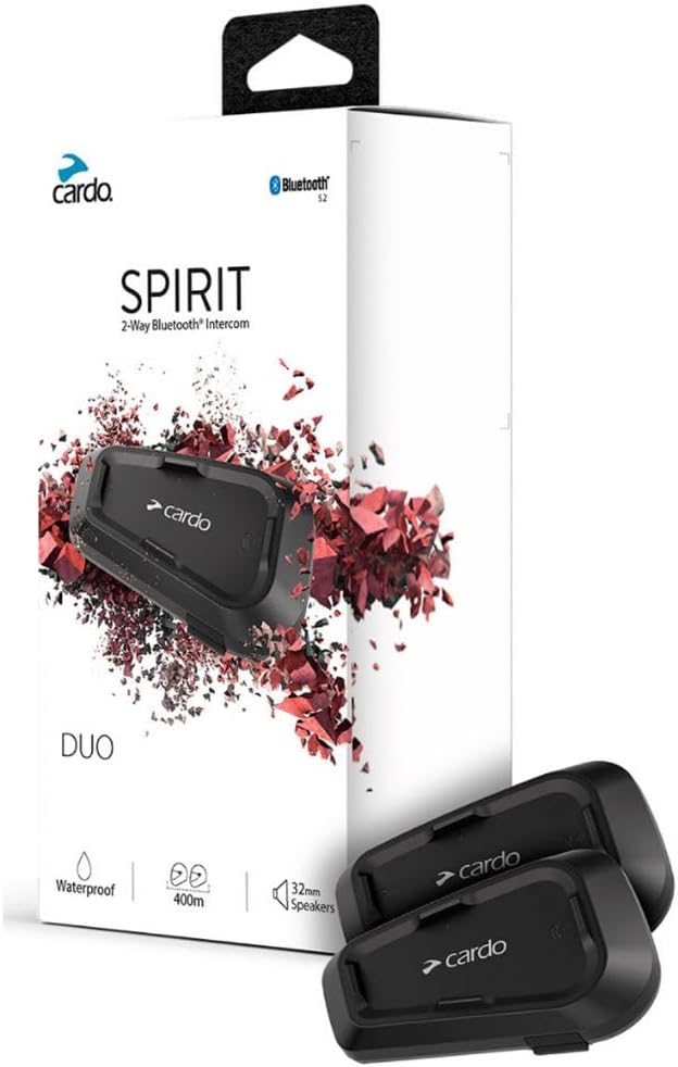 Cardo Spirit Motorcycle Bluetooth Headset - Dual Pack Review