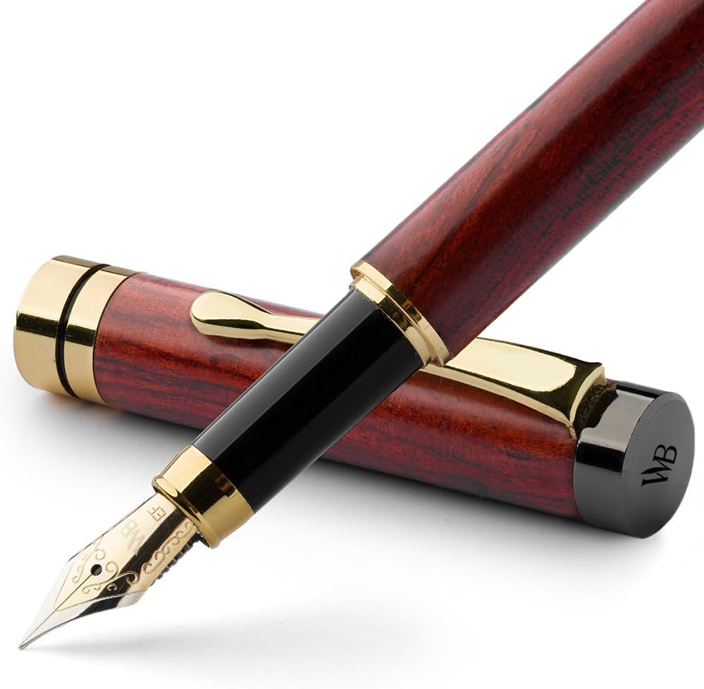Wordsworth & Black Bamboo Fountain Pen Set for Elegant Writing