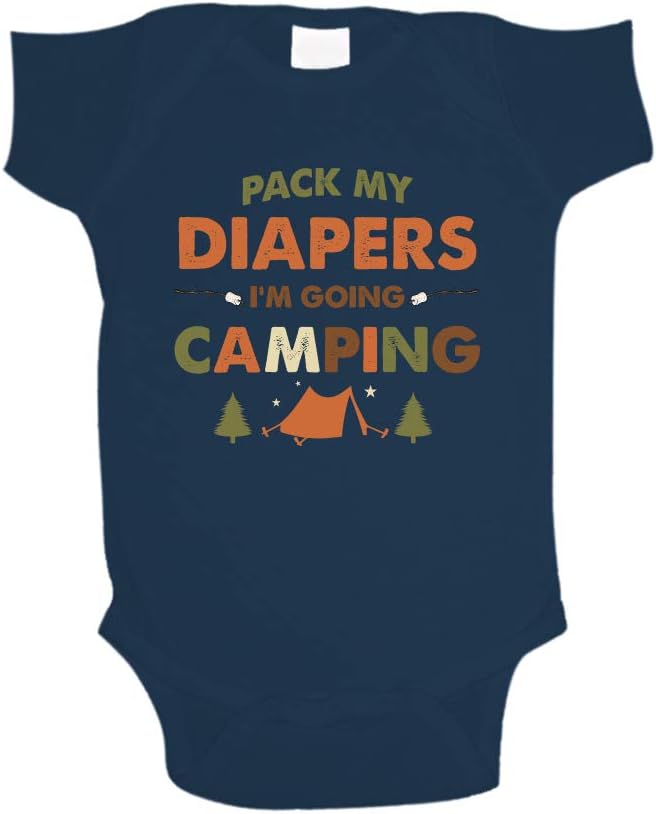 Camping Baby Bodysuit/Toddler Tee by The Shirt Den