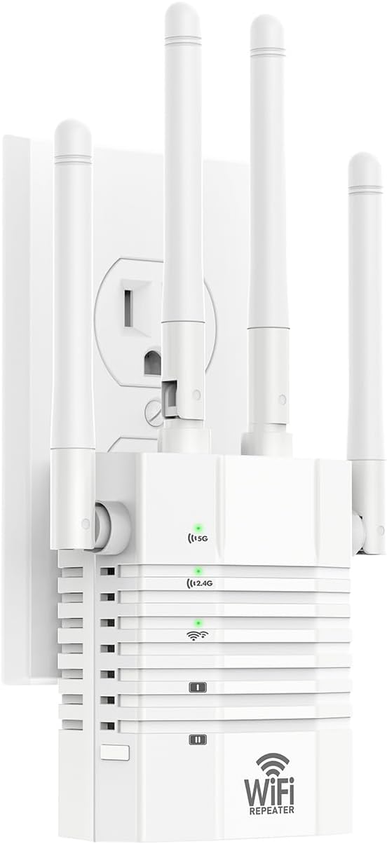 WiFi Extender Signal Booster for Home with 13888 Sq.ft Coverage