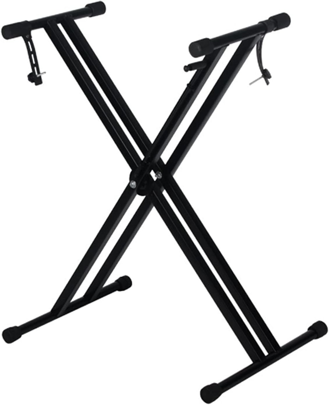 Miwayer Deluxe X-Style Keyboard Stand - Adjustable, Quick Release, Black