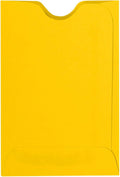 LUXPaper Credit Card Sleeves Sunflower Yellow - Durable 500 Pack