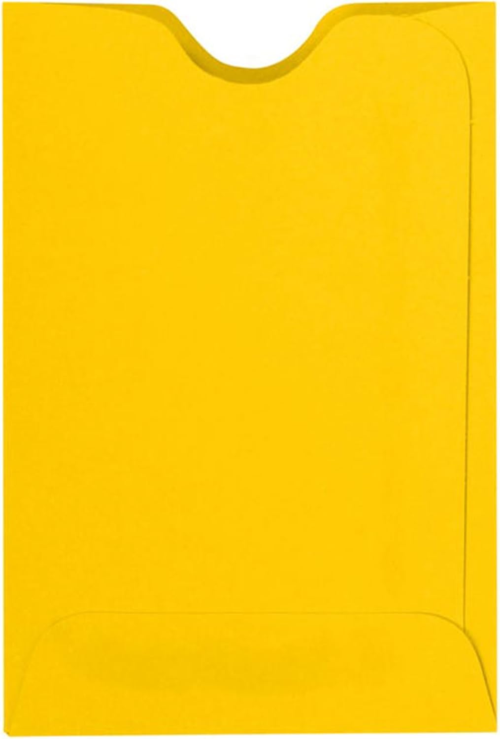 LUXPaper Credit Card Sleeves in Sunflower Yellow for Protection