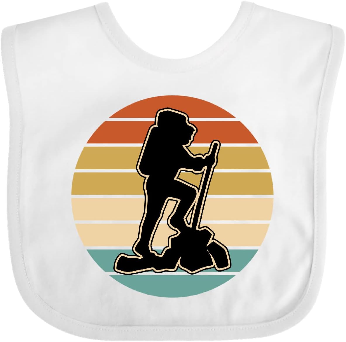 Inktastic Baby Bib - Adventure-Ready Hiking Essential