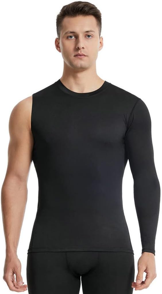 Compression Shirt: 1/2 Sleeve Base Layer for Athletic Performance