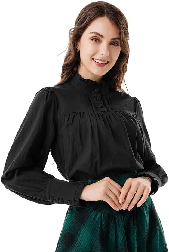 Victorian Blouse for Women by Scarlet Darkness - Classic Style