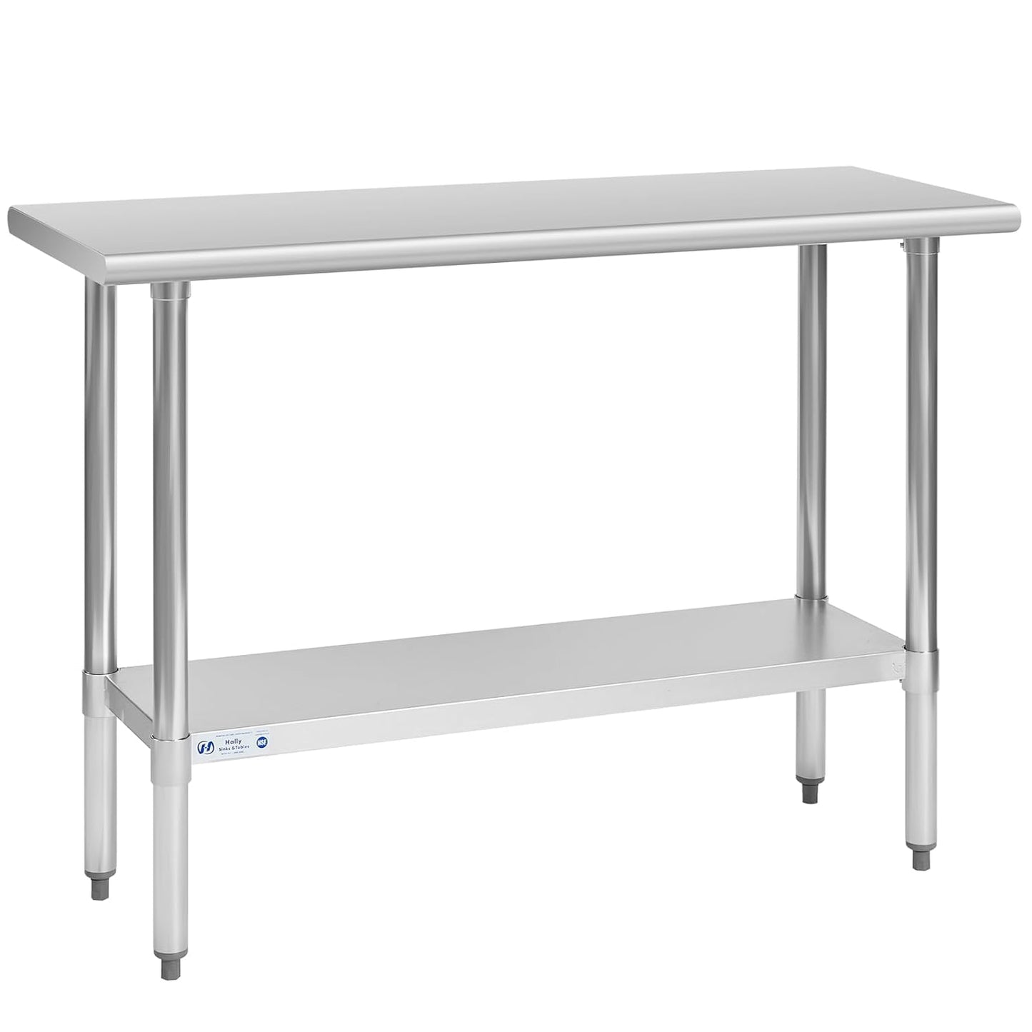 Hally Stainless Steel Table for Prep & Work - Heavy Duty