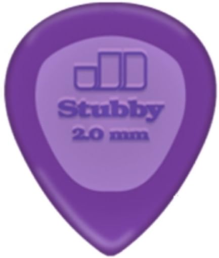 Dunlop Big Stubby Light Purple 2.0mm - 24-Pack for Precision Performance