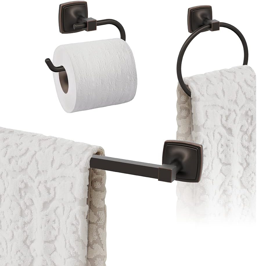 Stunning Oil Rubbed Bronze Towel Bar Set for Your Bathroom