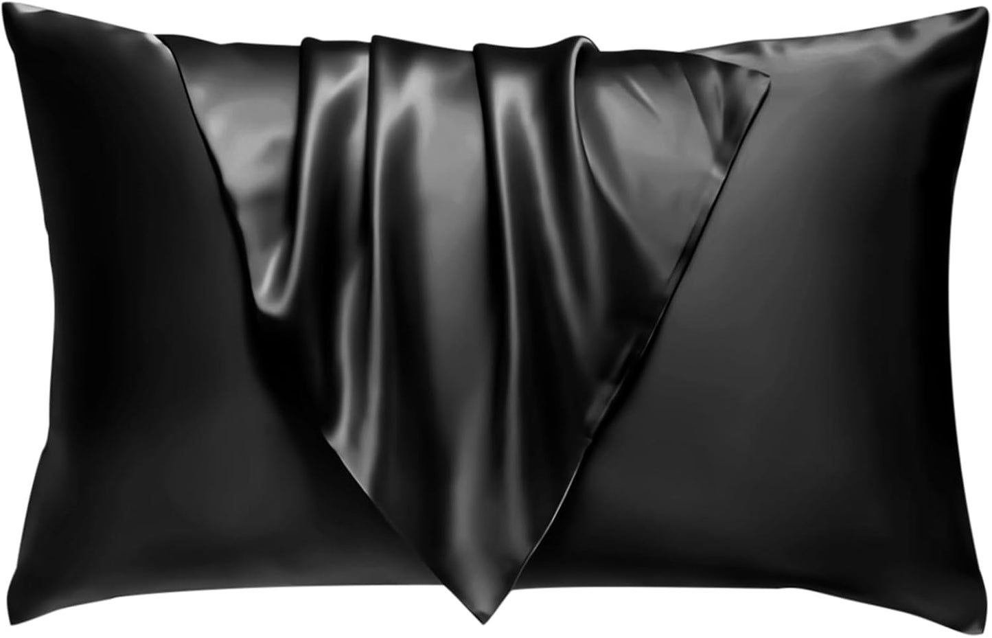 BHZ Satin Goose Down Feather Pillows King Size for Comfort