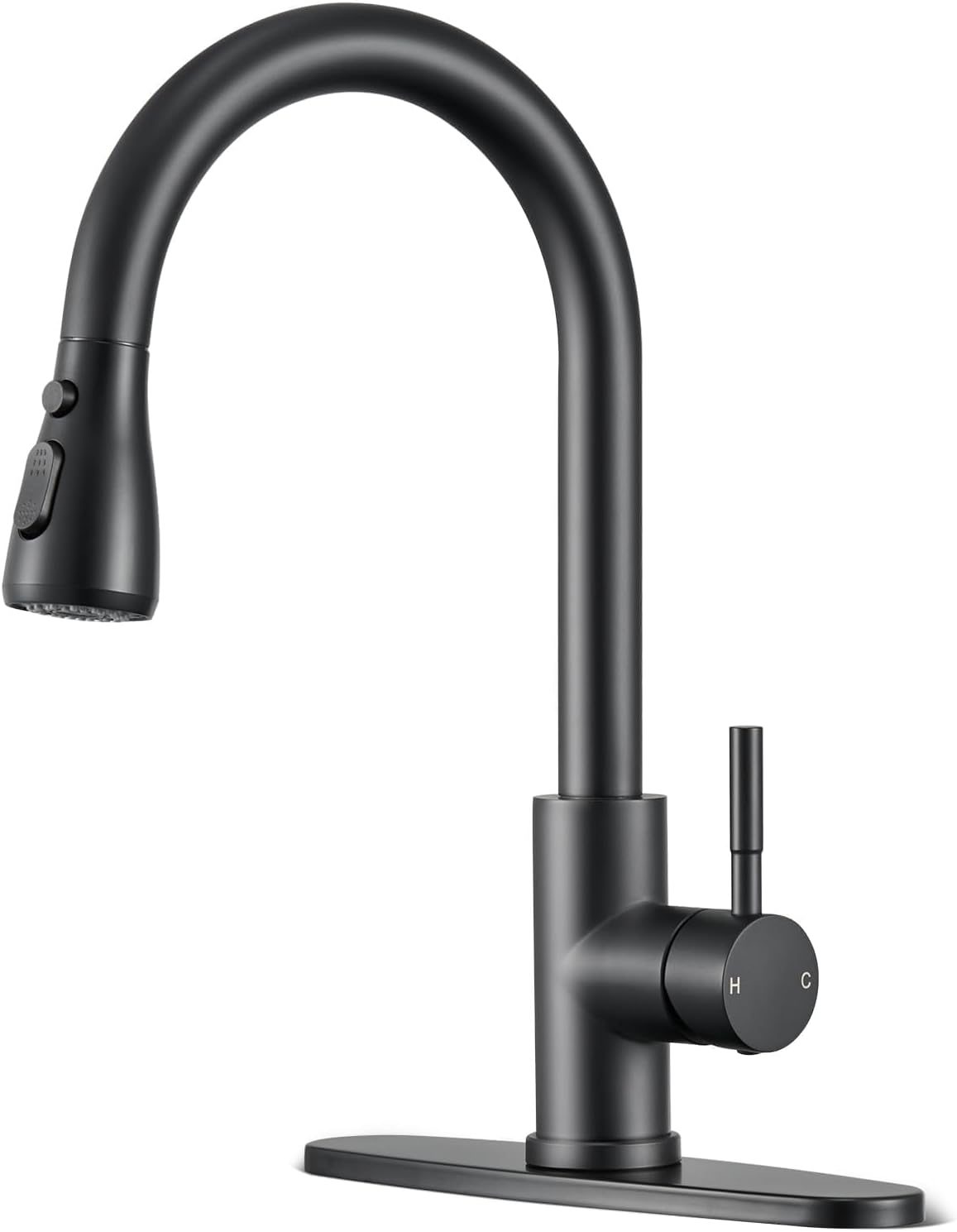 High Arc Kitchen Faucet with Pull Down Sprayer for Versatile Use