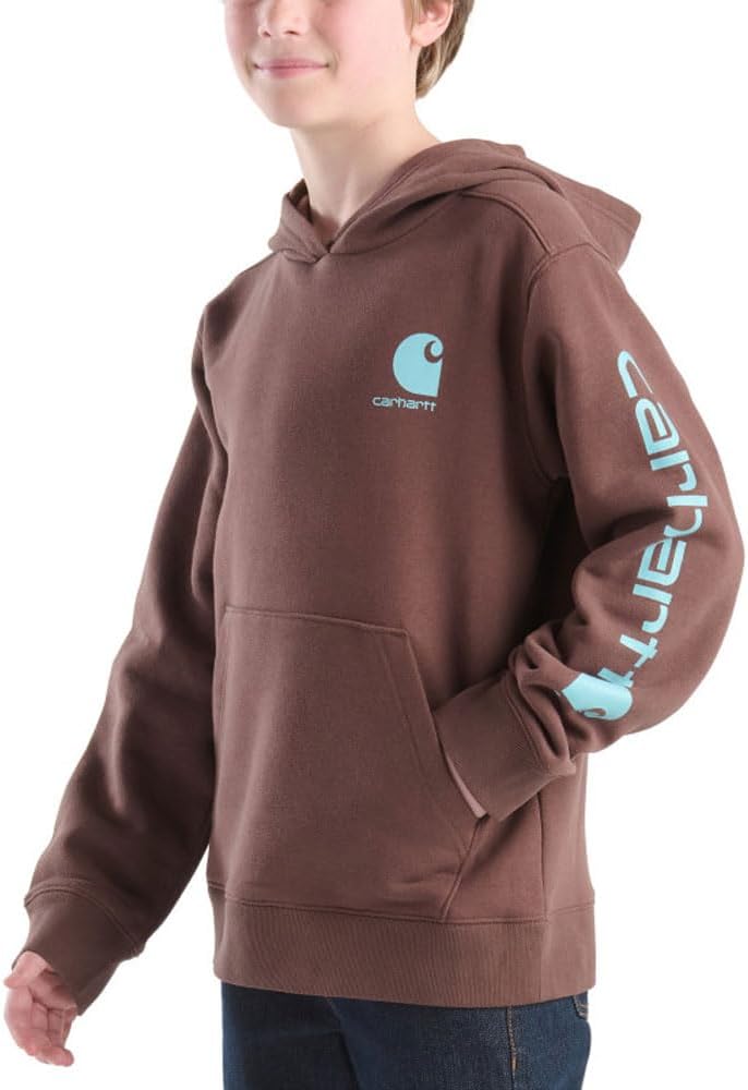 Carhartt Kid's Long-Sleeve Graphic Sweatshirt for Boys Comfort