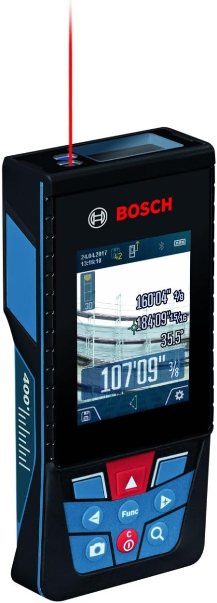BOSCH GLM400C 400 Ft Blaze Laser Measure with Viewfinder