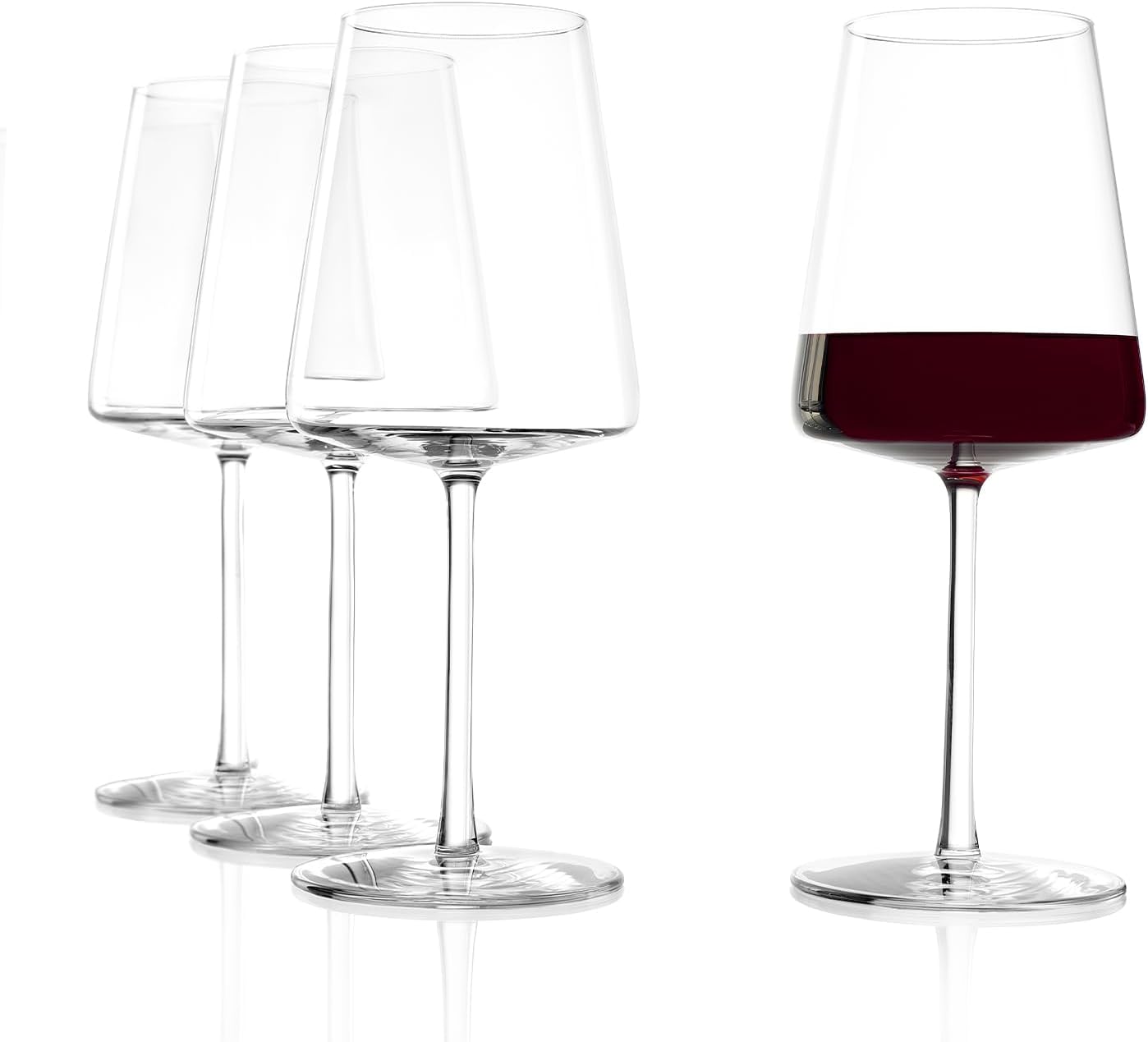 Stolzle Lausitz Red Wine Glasses Set of 4 for Full-Bodied Wines