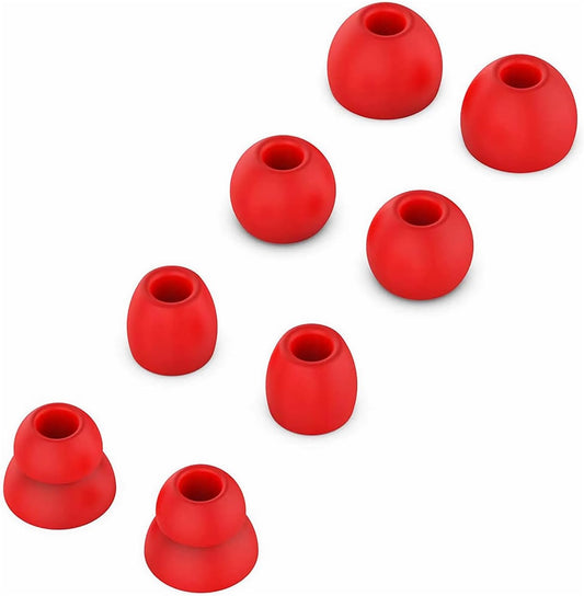 Red Silicone Ear Tips for Powerbeats Pro - Adhiper