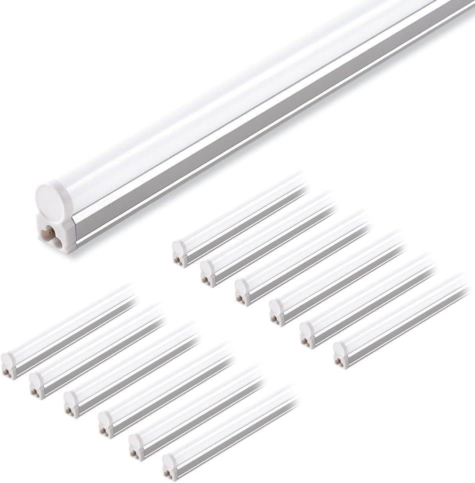 Barrina 12 Pack T5 LED Shop Light 4FT for Bright Spaces
