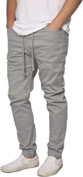 Fashionable Men's Twill Jogger Pants with Drop Crotch by URBANJ