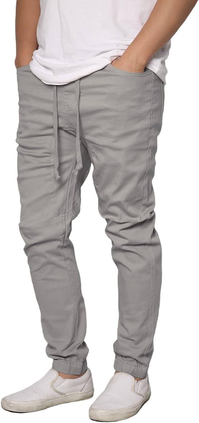 URBANJ Men's Stretch Twill Drop Crotch Jogger Pants Review