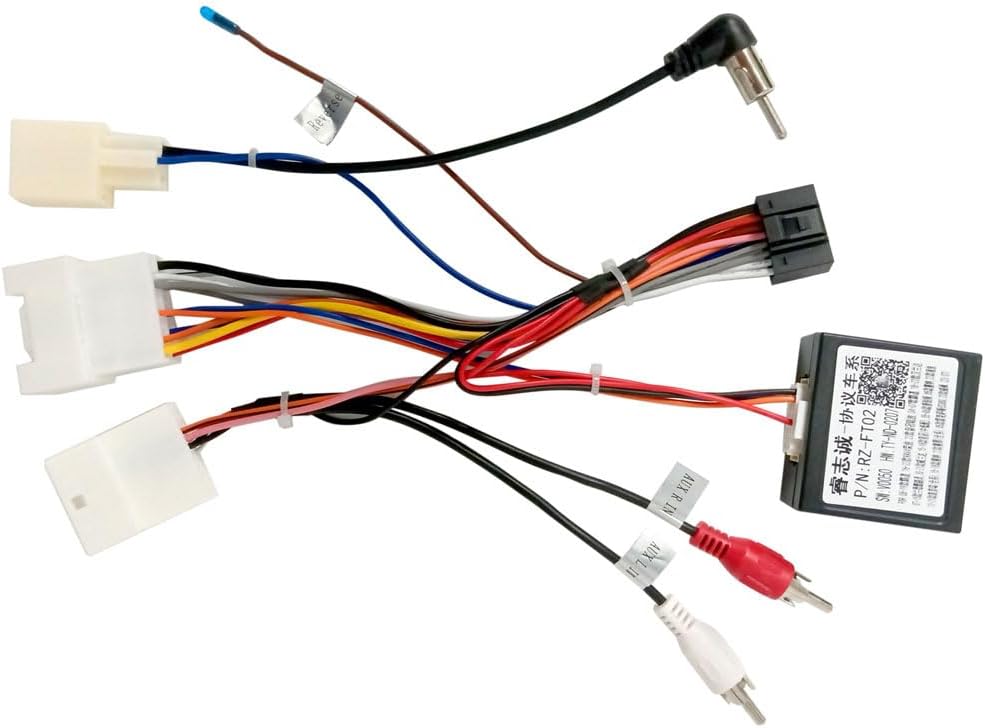 Car Head Unit Wire Harness for Toyota Models with J-B-L Support