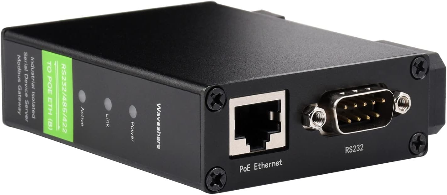 Waveshare RS232/485/422 to RJ45 Ethernet Module for IoT