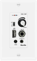 In Wall Audio Control Amplifier Receiver 2 Channel Wall Plate