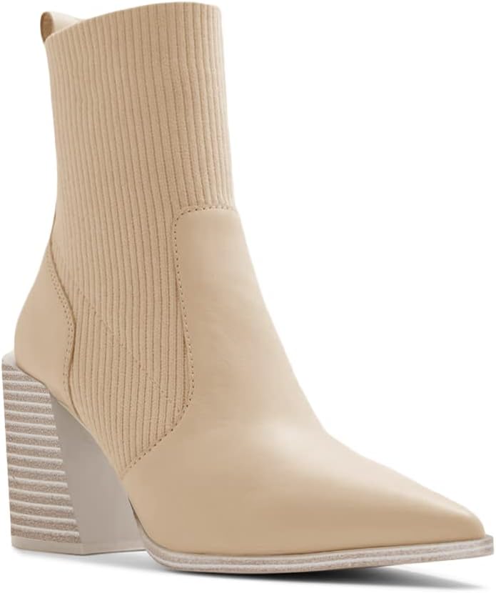 Womens Chunky Stacked Heel Ankle Boots for Stylish Comfort