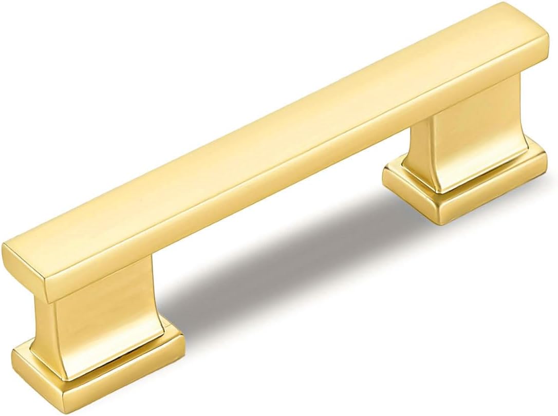 Brushed Gold Kitchen Cabinet Handles for Stylish Interiors