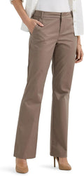 Lee Women's Wrinkle Free Mid Rise Bootcut Pant - Mid Rise Fit