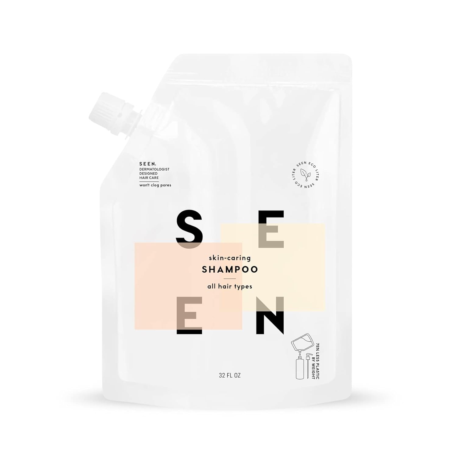 SEEN Shampoo Eco-Refill - Non-Comedogenic & Sulfate-Free Formula