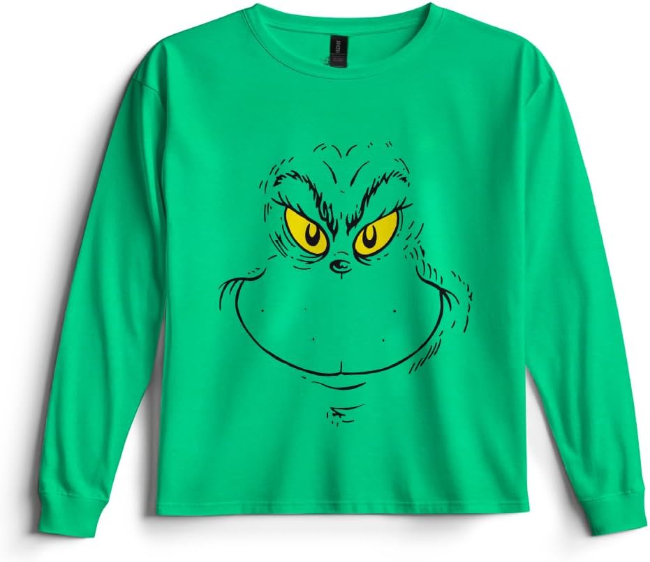 The Grinch Long Sleeve Holiday Tee for Kids