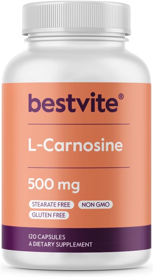 L-Carnosine 500mg Capsules for Healthy Aging and Vitality
