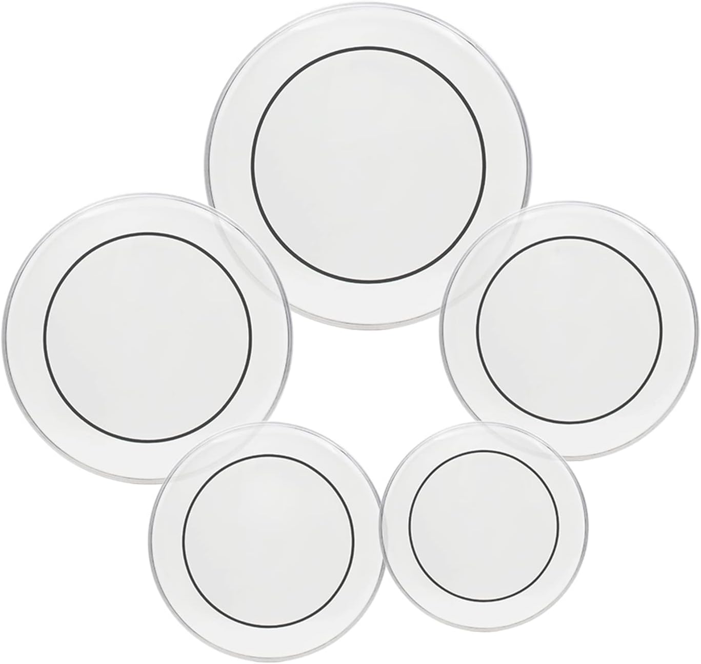 gt4 Drum Heads Transparent 22in 16in 14in 13in 12in Review