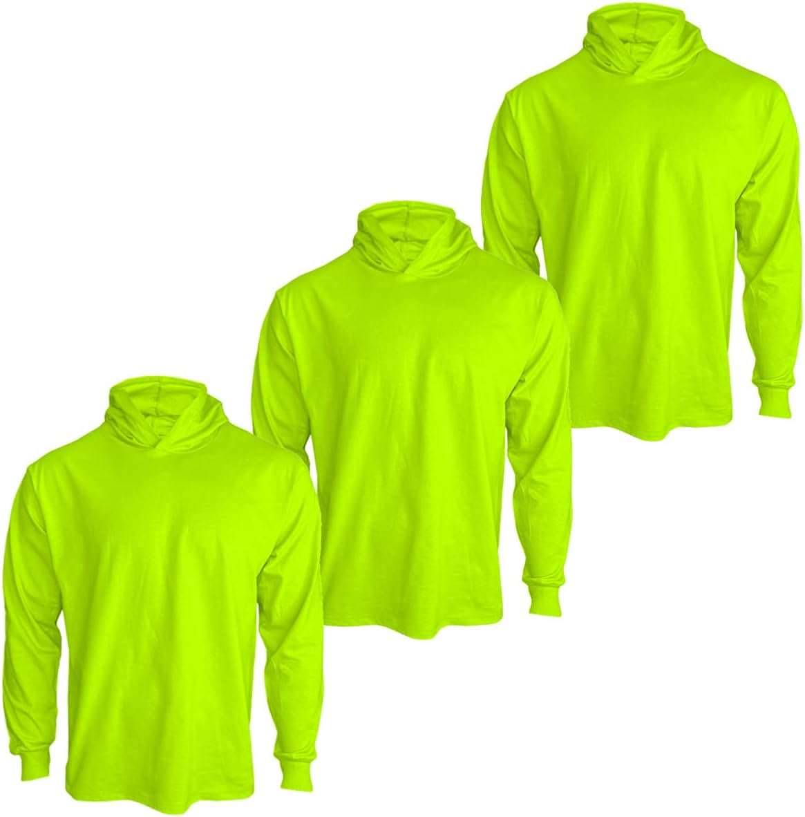 Safety High Visibility Shirts for Men with Convenient Hood
