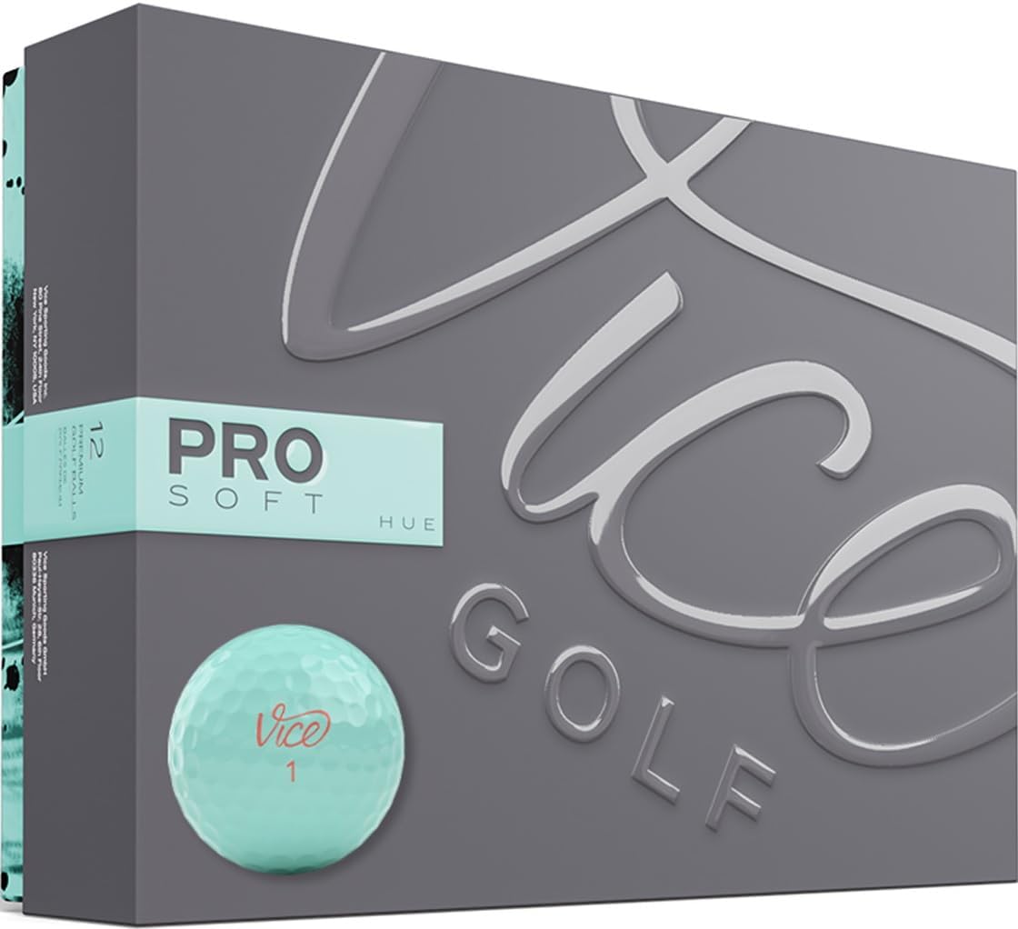 VICE Pro Soft Golf Balls for Exceptional Spin Control and Feel