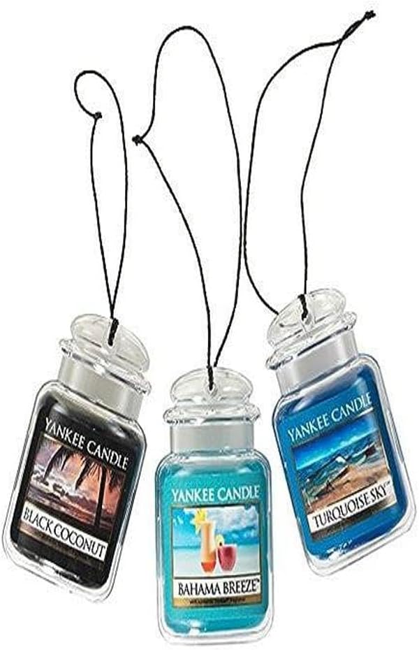 Yankee Candle Car Jar Ultimate - 3 Scents, 30 Days Fresh!