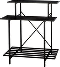 Zhongma 3 Tier Sturdy Plant Stand Space-Saving Heavy Duty Plant Holder