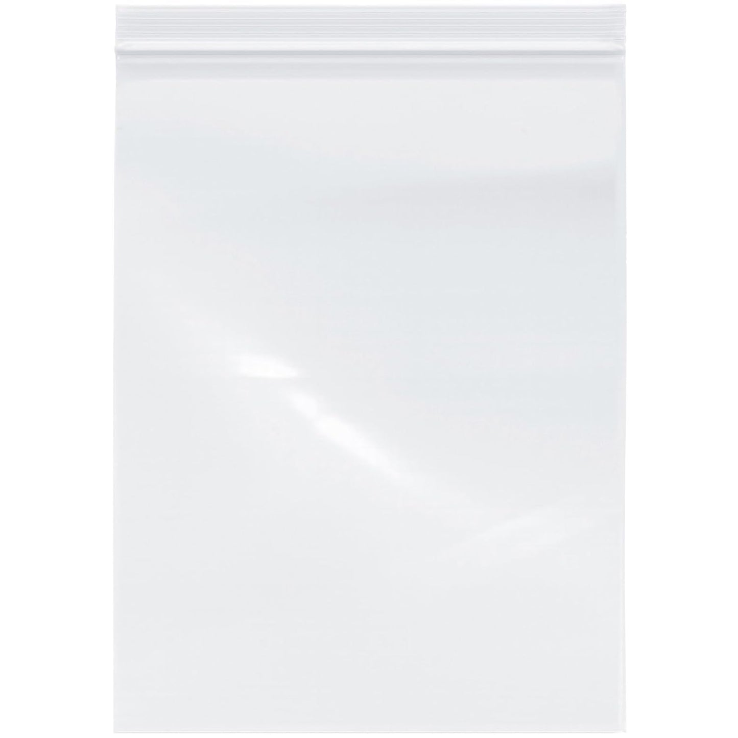 Plymor 9 x 12 Heavy Duty Zipper Reclosable Plastic Bags, 500 Count