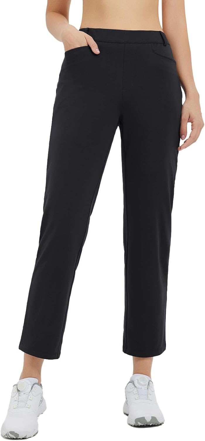 Baleaf Women's Golf Pants with Fleece Lining for Winter Comfort