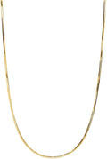 925 Sterling Silver 1.5MM Magic 8-Sided Snake Chain for Women - Made