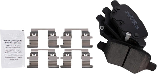 TRQ Rear Brake Pads Ceramic for 2018-2021 Buick Encore & Trax