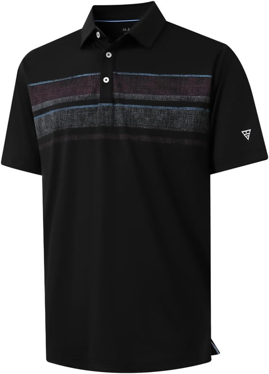M MAELREG Golf Shirts for Men Quick Dry Stylish Polo Wear