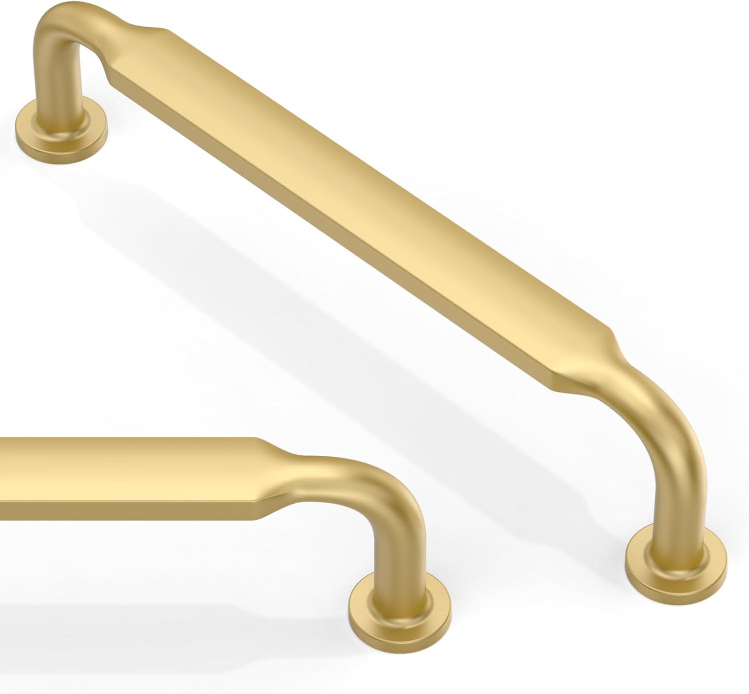10 Pack Brushed Gold Cabinet Pulls for Stylish Kitchen Upgrade
