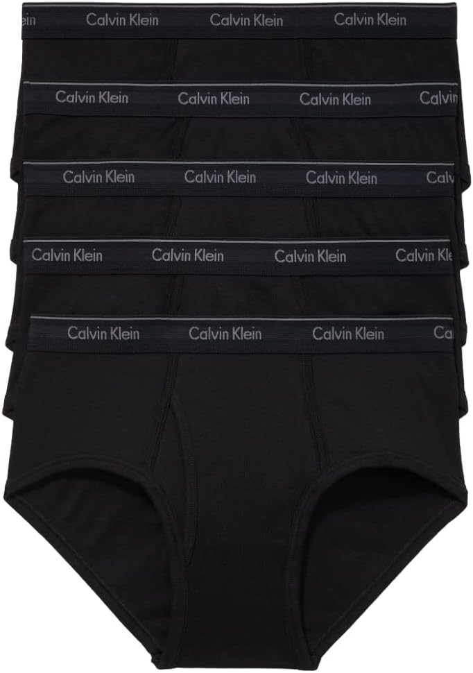 Calvin Klein Men's Cotton Classics 5-pack Briefs for Comfort