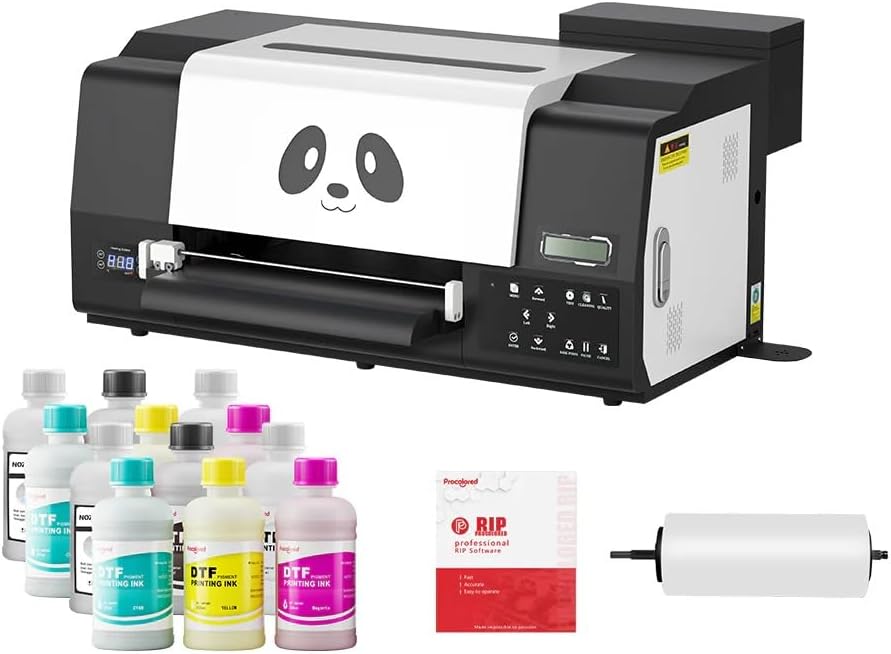 F13 Pro Panda DTF Printer: White Ink, Semi-Auto Cleaning