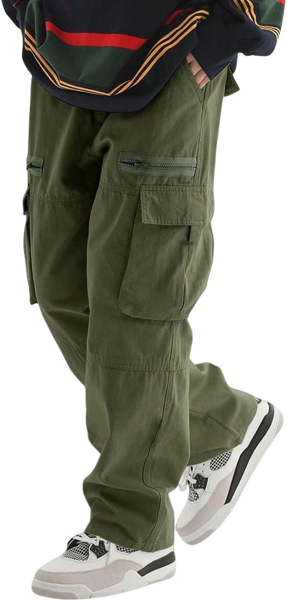 ZAFUL Men's Wild Cargo Pants for Casual Hiking and Style