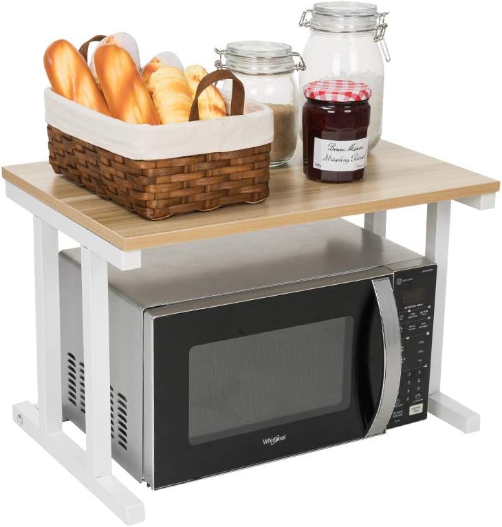 2-Tier Microwave Shelf Stand - Kitchen Space Saver