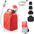 HiNADA Auto-Stop Fuel Transfer Pump - Portable 3.2 GPM with USB-C