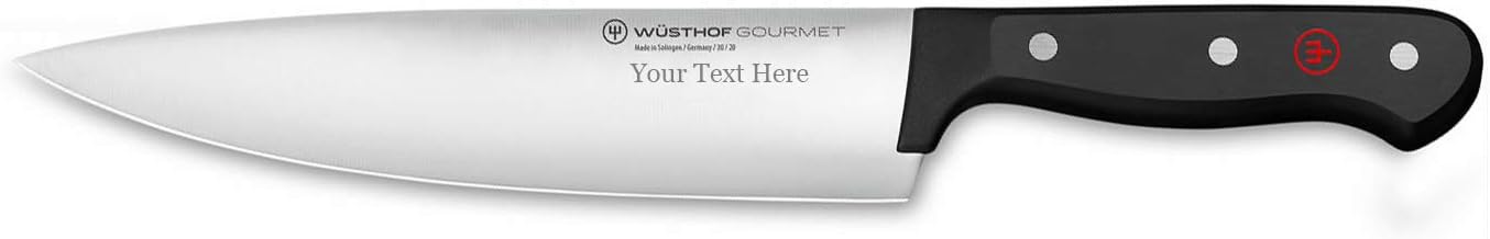Wusthof 8in Gourmet Chef's Knife - Custom Engraved Quality
