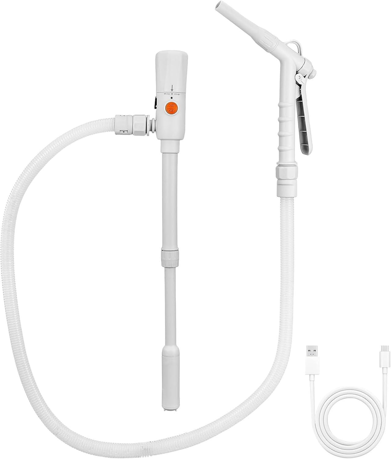 Demlox Portable Battery-Powered Transfer Pump - Quick Flow Control